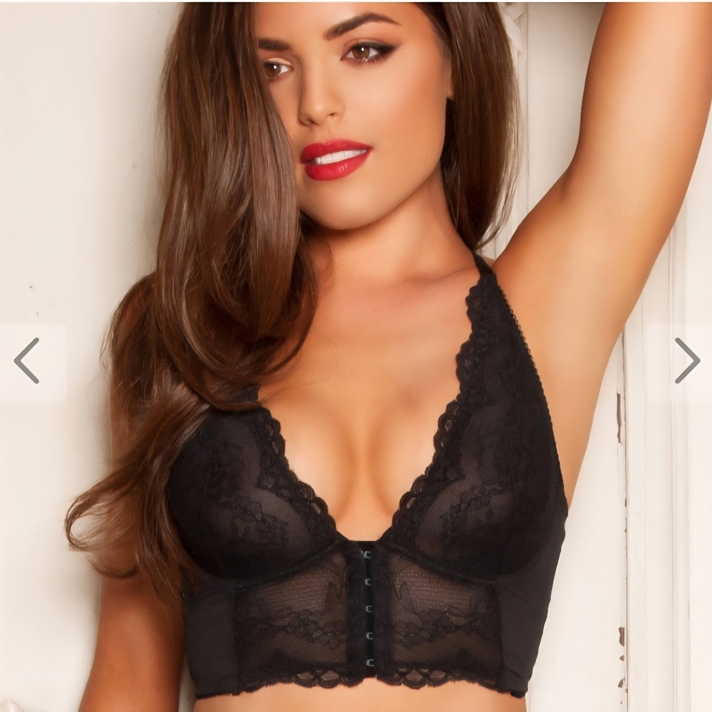 Superboost Longline Bralette in Deep Raspberry Plum Underwire - Picture 7 of 8